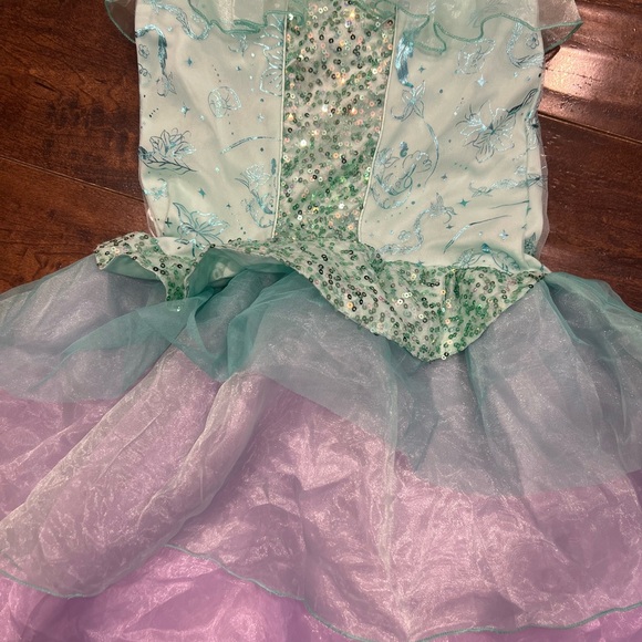 Disney Purple and Green Dress with Gem Detail - Picture 4 of 5